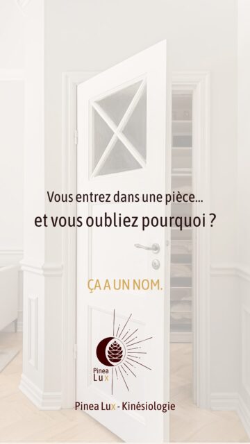 Vous entrez dans une pièce… et vous ne savez soudain plus ce que vous étiez venu y faire ?Ce petit moment d’absence a un nom : l’effet de porte.Notre expérience nous paraît continue, mais notre cerveau l’organise aussi en différents « événements ». Un changement de lieu — comme le passage d’une pièce à une autre — peut constituer une frontière entre deux contextes.En changeant de contexte, les informations liées à ce qui précédait peuvent alors devenir momentanément moins accessibles.Autrement dit : la porte n’a pas effacé votre idée. 😉Et ce n’est pas la seule raison qui peut expliquer nos petits oublis du quotidien. Lorsque notre attention est déjà très sollicitée — anticiper, décider, organiser, garder plusieurs choses en tête — certaines informations peuvent aussi être plus difficiles à maintenir disponibles.Deux mécanismes différents. Une sensation parfois très ressemblante :
« Mais qu’est-ce que je venais faire ici ? »L’effet de porte est un phénomène étudié en psychologie cognitive, mais il n’apparaît pas systématiquement dans toutes les situations : le contexte et la charge cognitive semblent notamment compter.La prochaine fois que cela vous arrive, vous ne retrouverez peut-être pas immédiatement ce que vous étiez venu chercher…mais au moins, vous pourrez essayer de vous souvenir que cela porte un nom. 😄